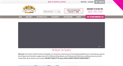 Desktop Screenshot of goldcosmeticssupplies.com